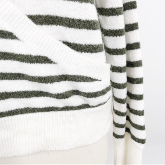 New Madewell Wrap-Front Sweater in Elthorne Stripe - Picture 7 of 12